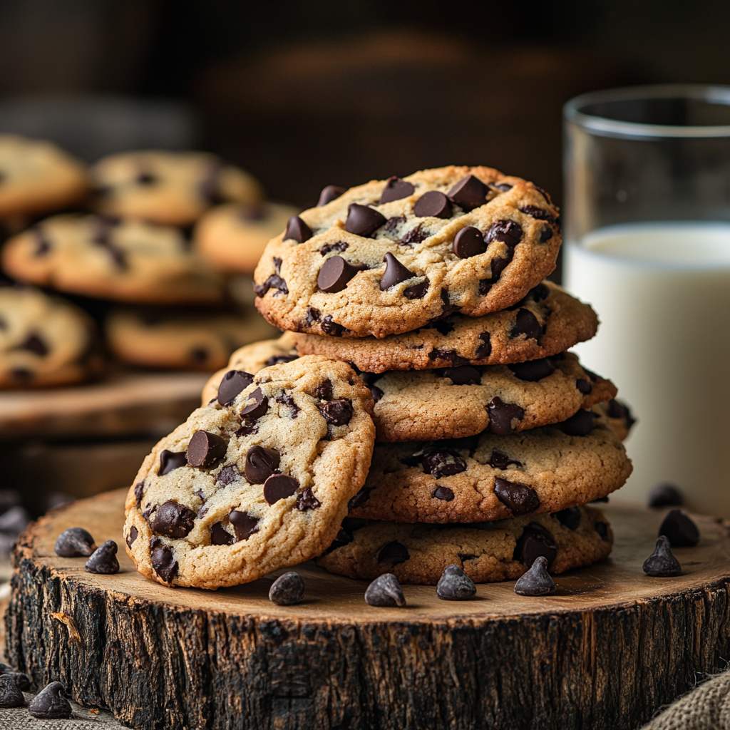 Soft and Chewy Vegan Chocolate Chip Cookies