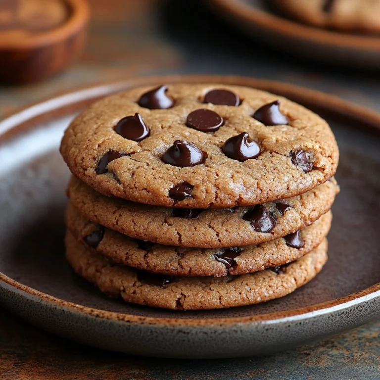 Chip Almond Butter Cookies