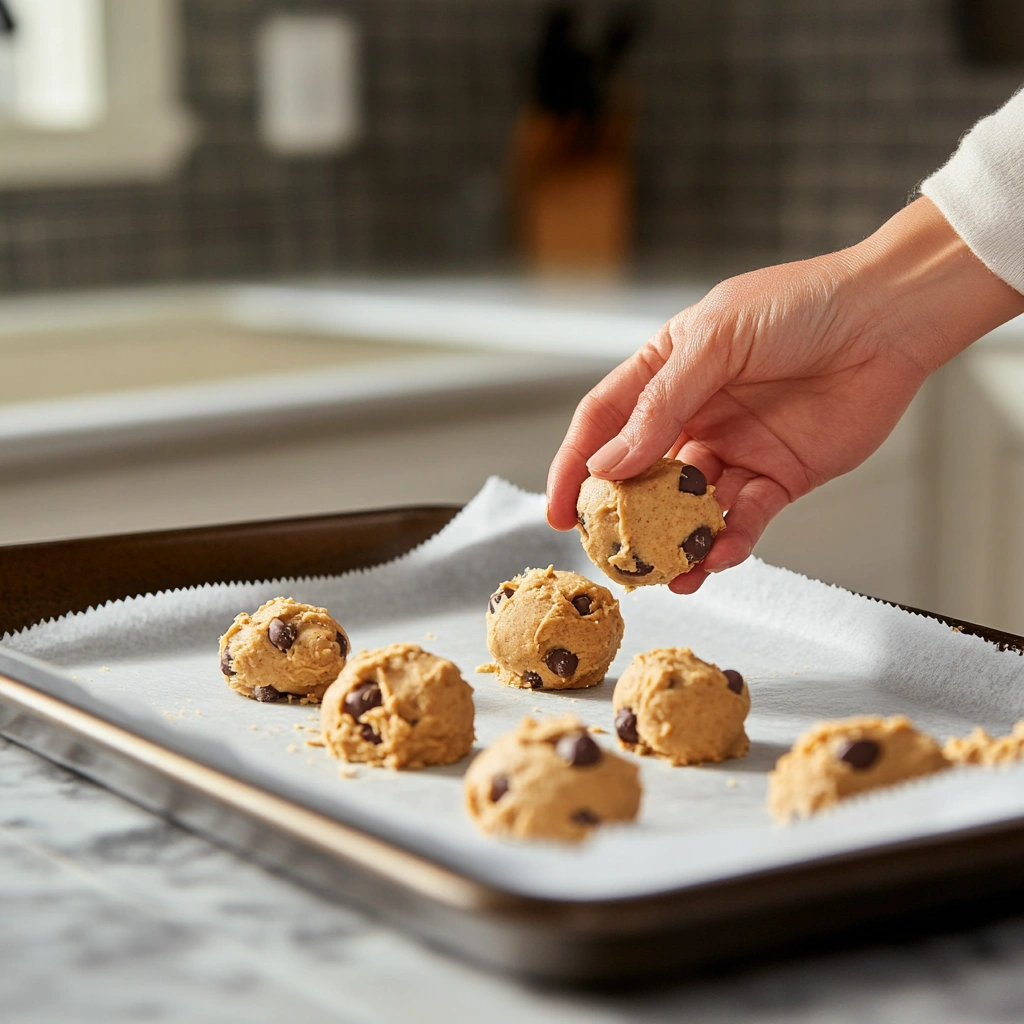 Chip Almond Butter Cookies