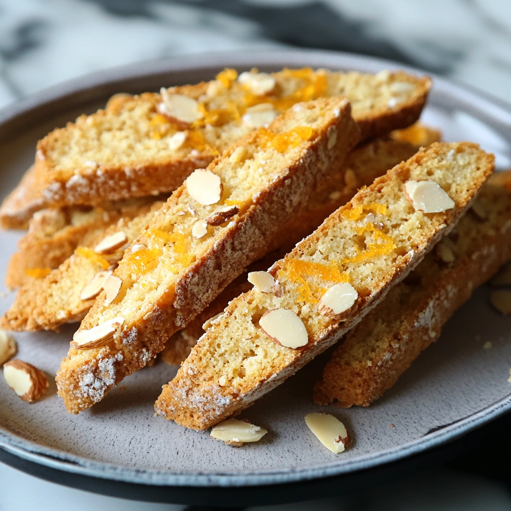 Almond Biscotti with Orange Zest