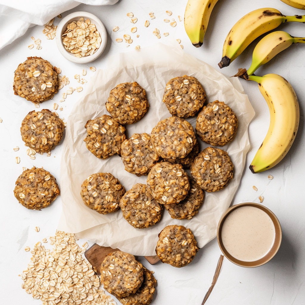 Oatmeal Banana Chia Cookies