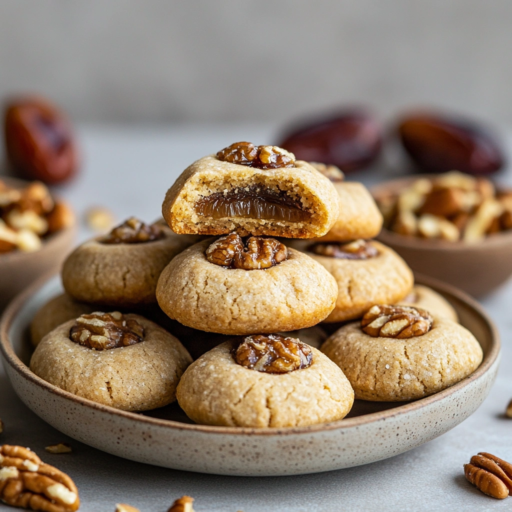 Stuffed Date Cookies