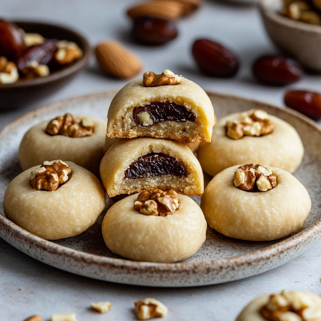 Stuffed Date Cookies