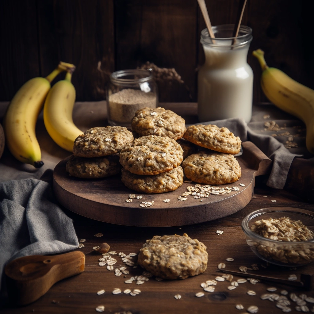 Oatmeal Banana Chia Cookies